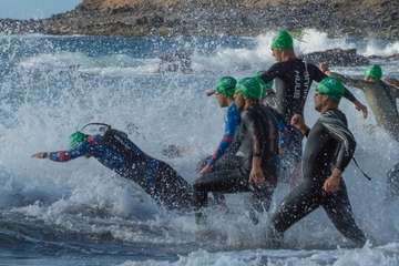 El XXVIII Triatlón de Salinetas-Telde (Foto Antonio Rico)